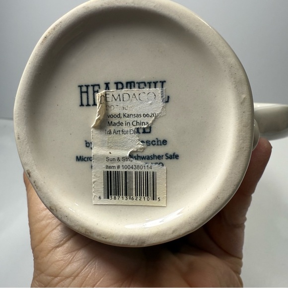 Demdaco Sun and Stripes Ceramic Mug 16 oz - Picture 4 of 5